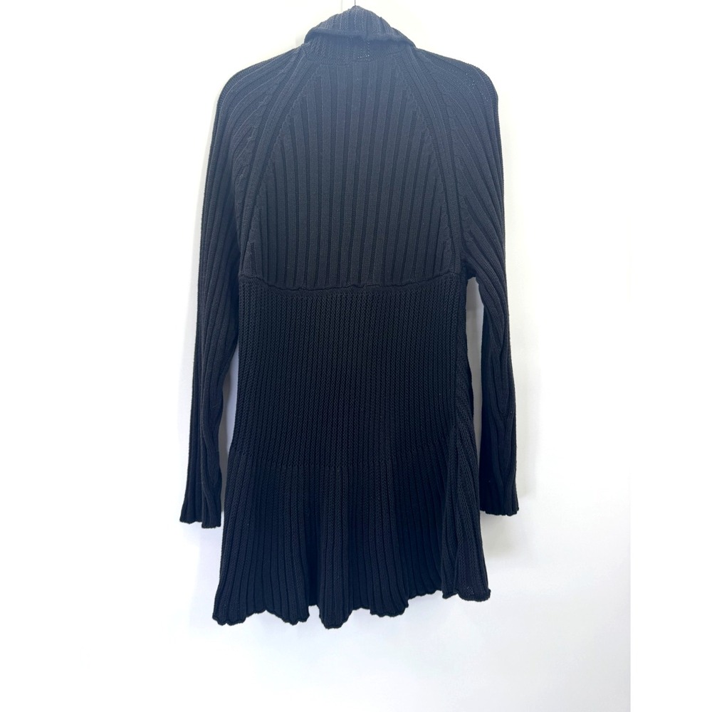 Apt 9 Deadstock Ribbed Knit Duster Afghan Cardigan XL Ruffle Penny Lane Bratz - Picture 12 of 16